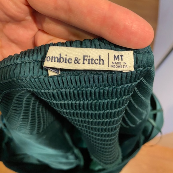 Abercrombie & Fitch Emerson Satin Long Sleeve Mini Dress - Picture 5 of 5